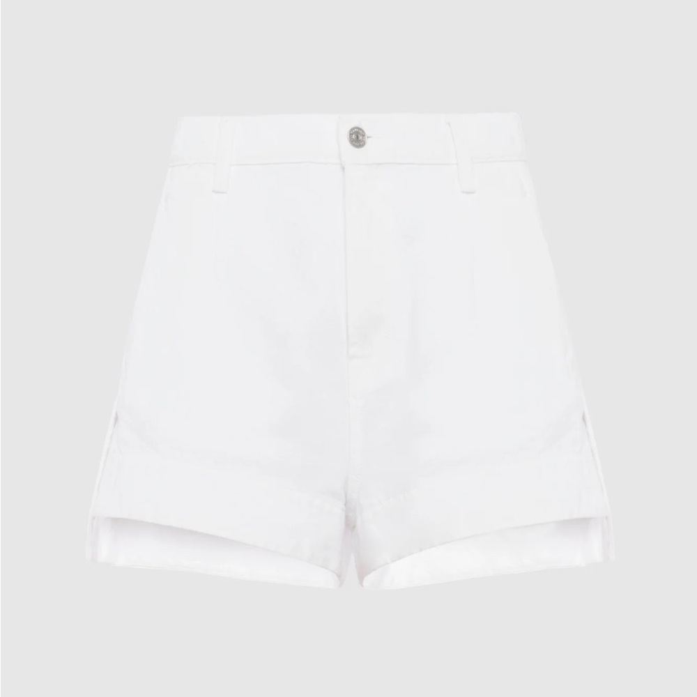 7 For All Mankind Women's White Shorts